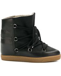 Isabel Marant Nowles Snow Boots - Black