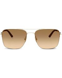 Oliver Peoples - R-2 Square-Frame Sunglasses - Lyst