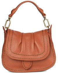 VISONA - Schultertasche aus Leder - Lyst