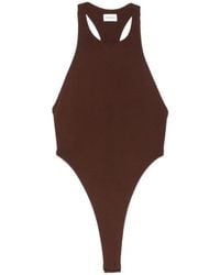 ANDAMANE - Racerback High-Leg Bodysuit - Lyst