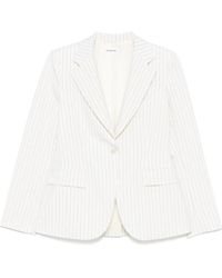 P.A.R.O.S.H. - Blazer À Fines Rayures - Lyst