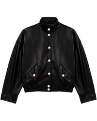 Maje - Leren Jack - Lyst