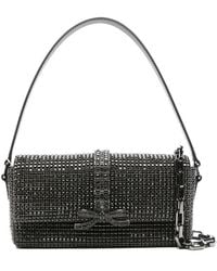 Self-Portrait - Rhinestone Chainmail Baguette Bag Bags - Lyst