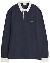 Lacoste - Polo De Rugby Ample En Jersey - Lyst