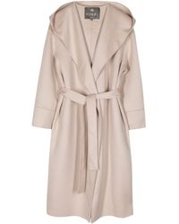 N.Peal Cashmere - Hooded Cashmere Coat - Lyst