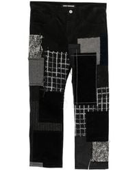 Junya Watanabe - Jeans Con Design Patchwork - Lyst