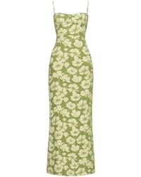 Reformation - Abito Midi A Fiori - Lyst