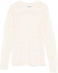 Isabel Marant - Leonette Openwork Scalloped Sweater - Lyst