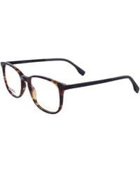 BOSS - Tortoiseshell-Effect Square-Frame Glasses - Lyst