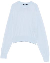 Jacquemus - Le Sweater J Logo-Embroidered Crew-Neck Sweater - Lyst