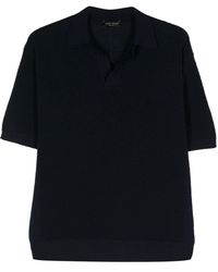 Roberto Collina - Knitted polo shirt - Lyst