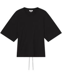 Agolde - Ellery Lace-Up T-Shirt - Lyst