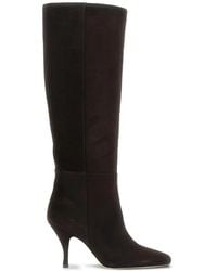 Semicouture - Lucinda Pointed-Toe Knee-High Boots - Lyst