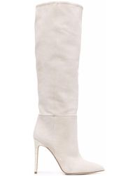 Paris Texas - Knee-high Suede Stiletto Boots - Lyst