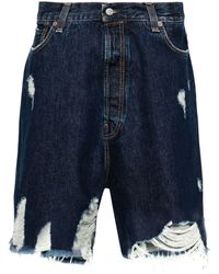 Acne Studios - Jeans-Shorts im Distressed-Look - Lyst