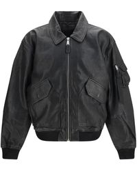 Alpha Industries - Cwu-36/P Leather Bomber Jacket - Lyst