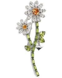 Prada - Spilla A Fiore - Lyst