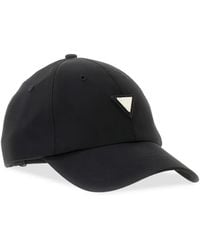 Guess - Logo-Plaque Baseball Cap - Lyst