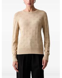 ARMANI EXCHANGE - Logo-Jacquard Sweater - Lyst