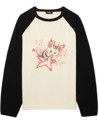 we11done - Jersey con motivo de gato - Lyst