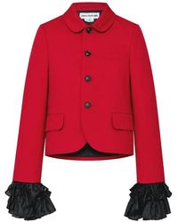 Comme des Garçons - Ruffled-Cuff Tailored Jacket - Lyst