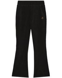Izzue - Corduroy-Effect Flared Trousers - Lyst