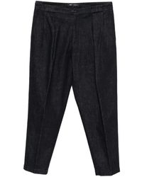 Briglia 1949 - Pleated Tapered-Leg Jeans - Lyst