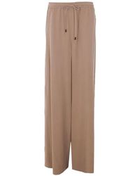 Max Mara - Pantalones Palazzo Con Cordones - Lyst