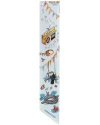 Ferragamo - Jungle Party-Print Silk Mini Bandeau - Lyst