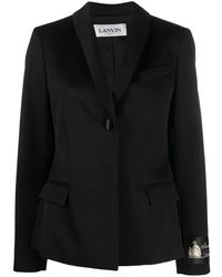 Lanvin - Single-breasted Tailored Jacket - Lyst
