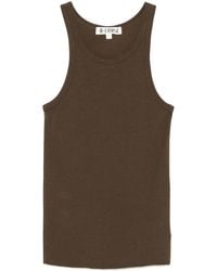 ÉTERNE - Fine-Ribbed Tank Top - Lyst