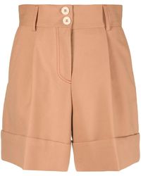 See By Chloé - Pleated Tailored Shorts - Lyst