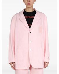 Raf Simons - Button-Fastening Blazer - Lyst