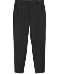 Eleventy - Metallic-Detail Belt-Loops Trousers - Lyst