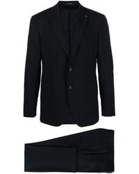 Tagliatore - Brooch-Detail Single-Breasted Suit - Lyst