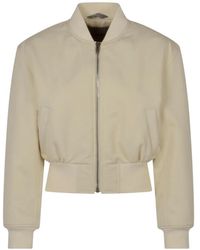 Balenciaga - Cropped Bomber Jacket - Lyst