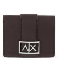 ARMANI EXCHANGE - Logo-Detail Wallet - Lyst