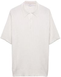 Prada - Cashmere And Silk Polo Shirt - Lyst