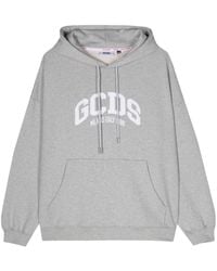 Gcds - Hoodie en coton à logo appliqué - Lyst