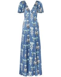 Temperley London - Reina Bow-Print Dress - Lyst
