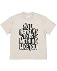 Melt - Slogan-Print Cotton T-Shirt - Lyst
