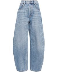 Alexander Wang - Rounded Wide-leg Jeans - Lyst