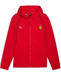 PUMA - X Scuderia Ferrari Race Piped-trim Hoodie - Lyst