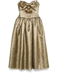 Self-Portrait - メタリック ドレス - Lyst