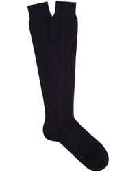 ZEGNA - Triple Stitch Cotton-Blend Socks - Lyst