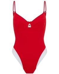 Let's Swim - ロゴ ワンピース水着 - Lyst