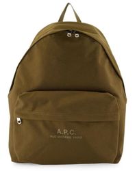 A.P.C. - Backstage Logo-Print Backpack - Lyst