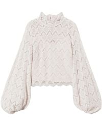 Twinset - Lace Blouse - Lyst
