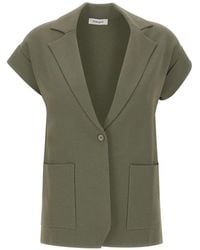 Kangra - Knitted Short-Sleeves Blazer - Lyst