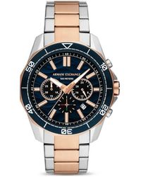 ARMANI EXCHANGE - Logo-Detail 44Mm Watch - Lyst